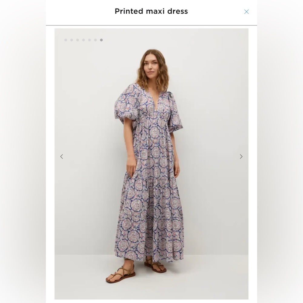 Mango maxi dress